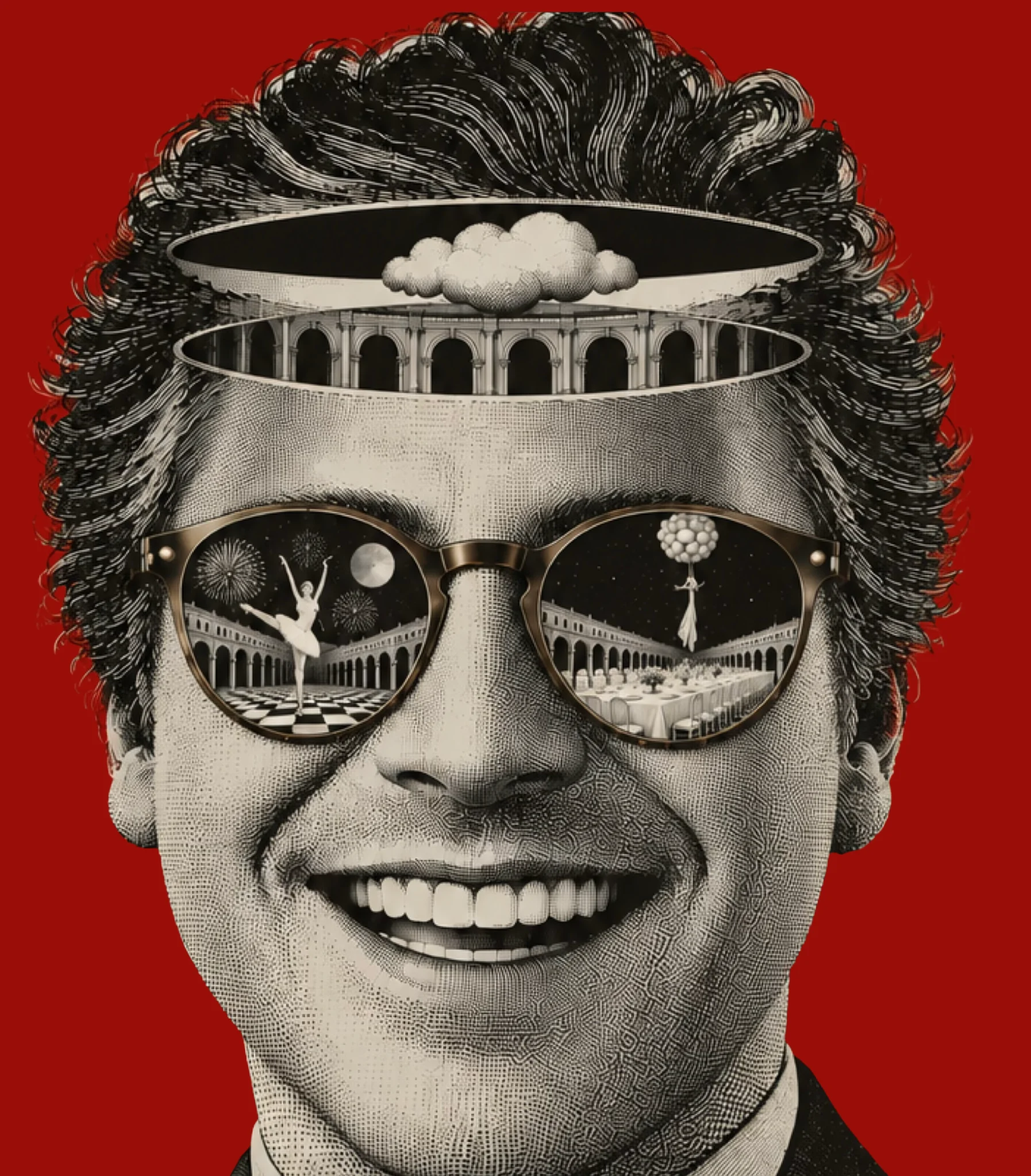 Federico Rava, ritratto illustrato
