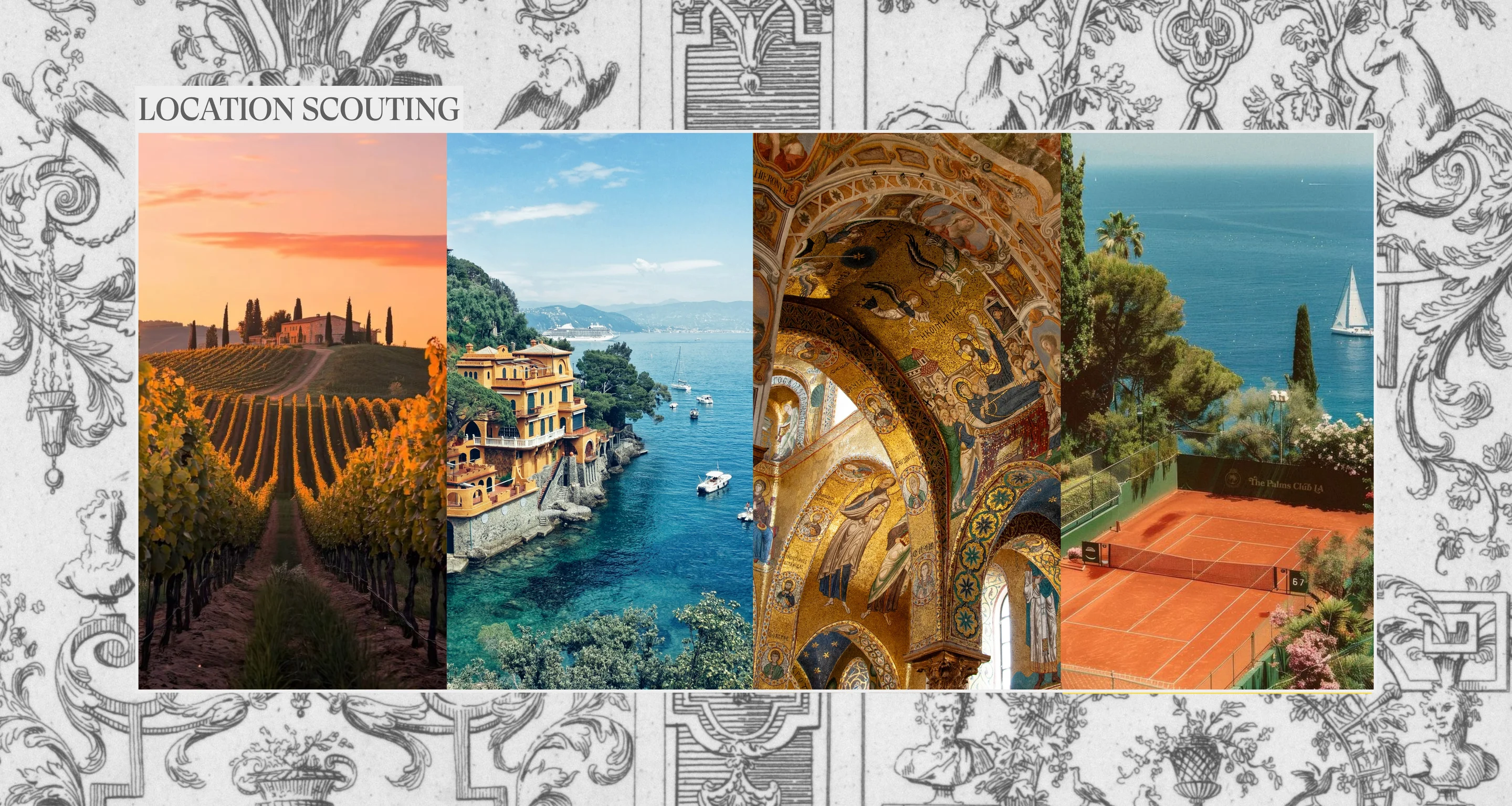 Location scouting: moodboard House of Special